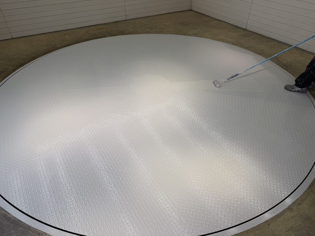 ターンテーブル塗装