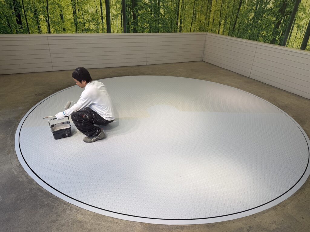 ターンテーブル塗装